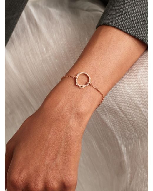 Repossi Natural Antifer 18-karat Rose Gold Diamond Bracelet