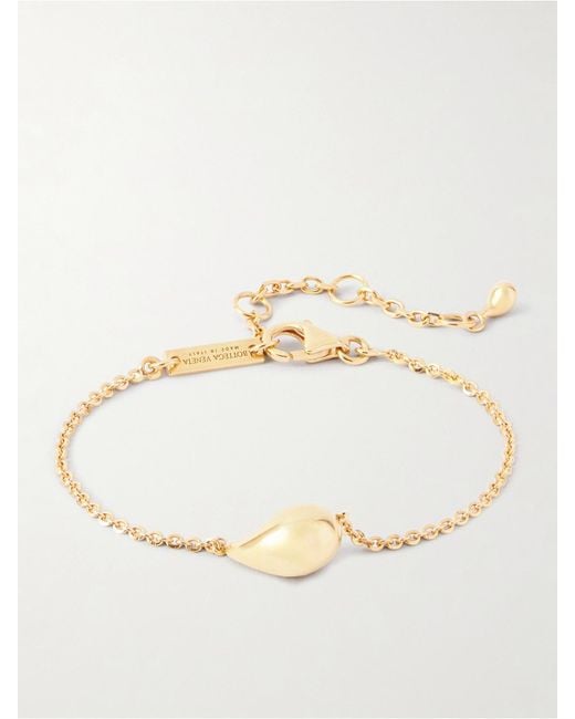 Bottega Veneta Natural Plated Bracelet