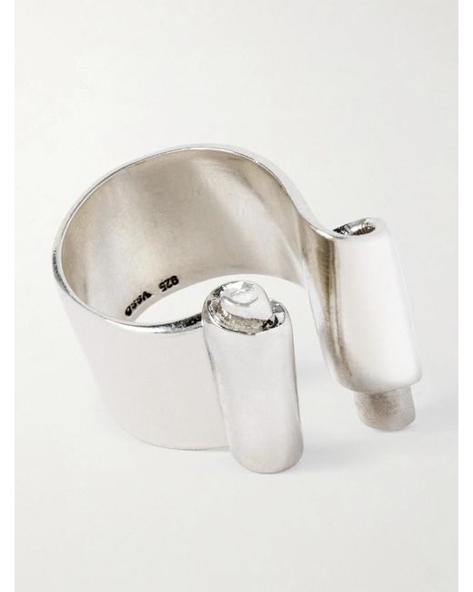 YSSO Natural Papyros Ring Aus Sterlingsilber