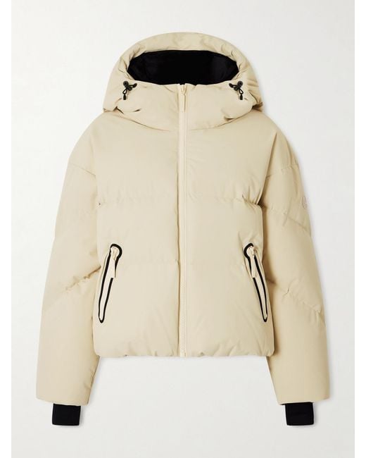 CORDOVA Natural Meribel Hooded Quilted Recycled Down Ski Jacket