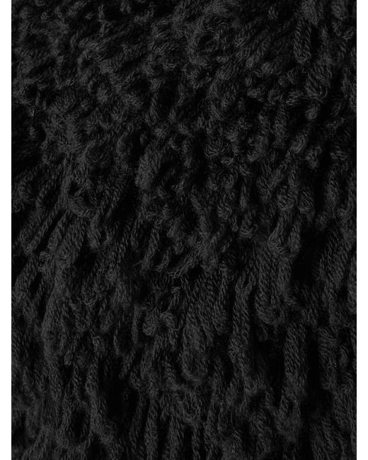 Alaïa Black Minirock Aus Bouclé Aus Einer Wollmischung