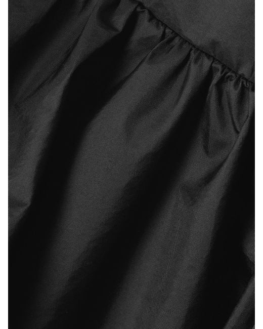 The North Face Black Cecilie Bahnsen Shara Asymmetrisches Minikleid Aus Shell