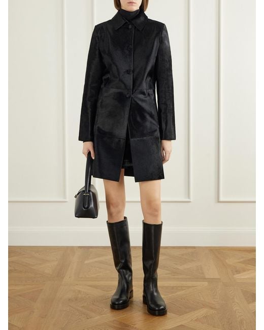 Paris Texas Black Napa Leather Knee Boots