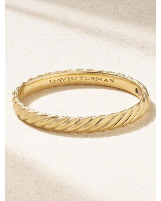 David Yurman Natural Sculpted Cable 18-Karat Bracelet