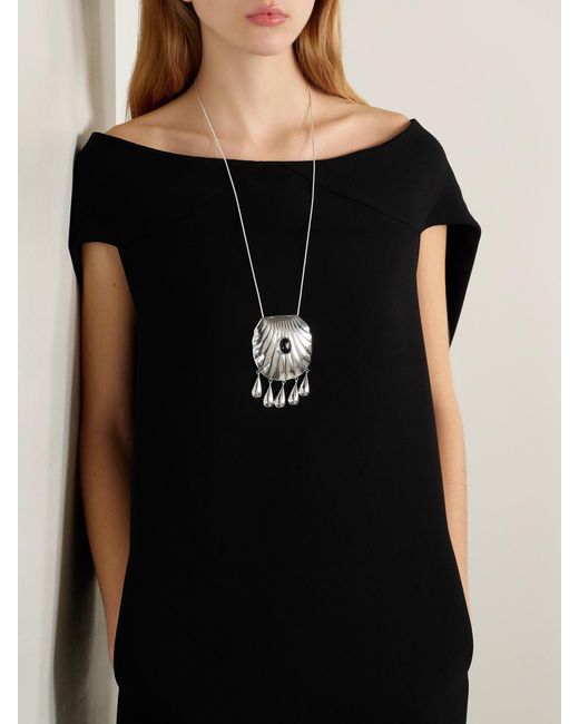 Juju Vera Natural Petra Onyx Necklace