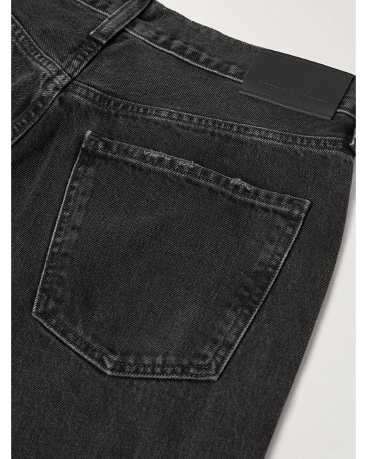 Citizens of Humanity Black Paloma Mid-Rise Wide-Leg Jeans
