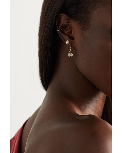 Melissa Joy Manning Natural 14-Karat Recycled Herkimer Diamond Earrings