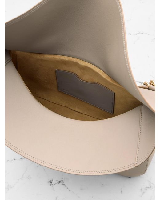 Loewe Natural Ola Medium Embellished Leather Shoulder Bag