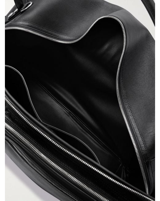 Acne Black Camero Hotel Leather Weekend Bag