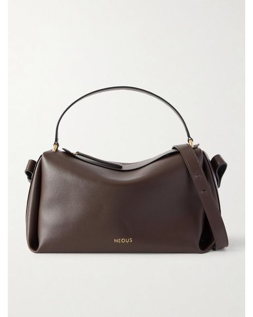 Neous Brown Scorpius Leather Tote