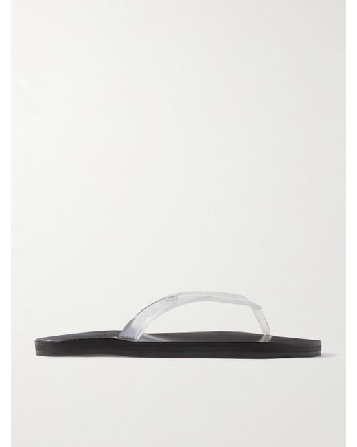 Ancient Greek Sandals Black Saionara Jelly Pvc Flip Flops
