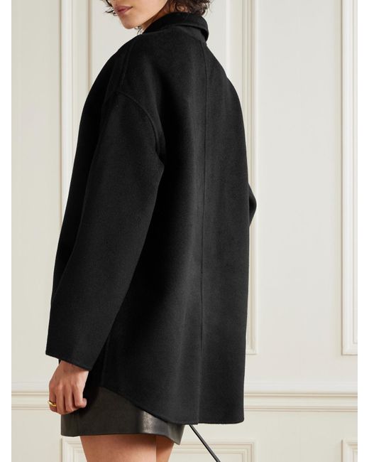 TOVE Black Deryn Oberteil Aus Einer Wollmischung Mit Polokragen