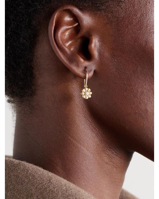 Jennifer Meyer Natural Illusion Kleine Ohrringe Aus 18 Karat Mit Diamanten