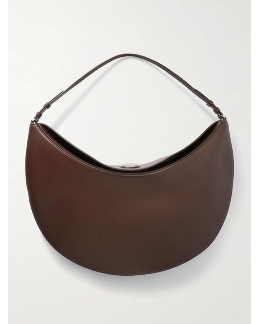 Jacquemus Brown Le Calisso Rond Schultertasche Aus Leder