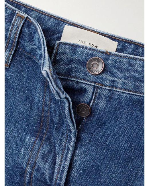 The Row Blue Riaco Halbhohe Jeans Mit Geradem Bein