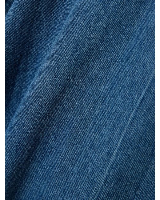 Rohe Blue Denim Midi Skirt