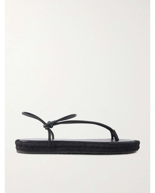 Gianvito Rossi Black Leather Sandals