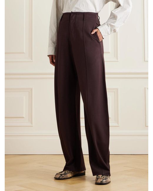 Lemaire Red Hose Mit Geradem Bein Aus Jersey