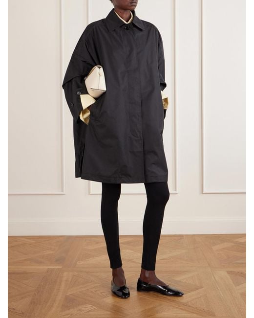 Totême  Black Cotton Coat