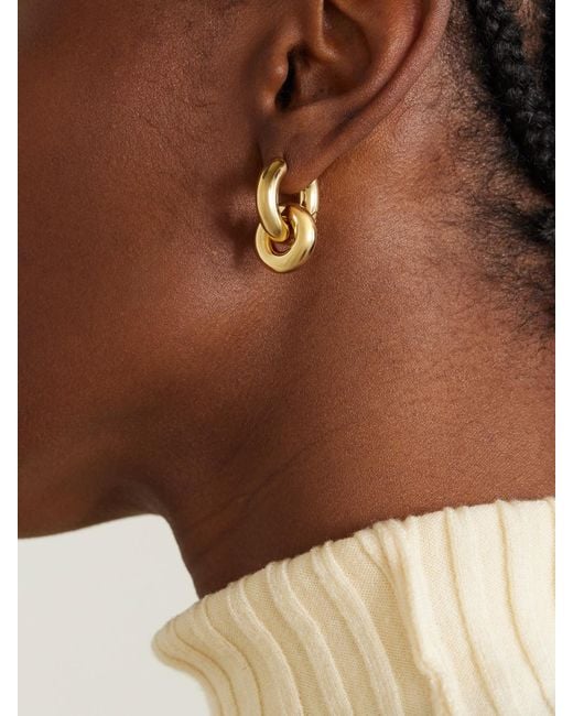 Boucles D'Oreilles En Plaqué Or The Esther LIE STUDIO en coloris Metallic