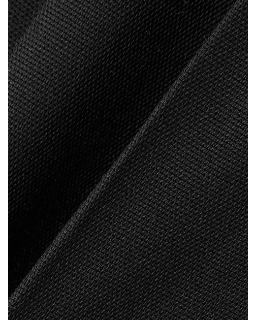 Totême  Black Pleated Wool Wide-Leg Trousers