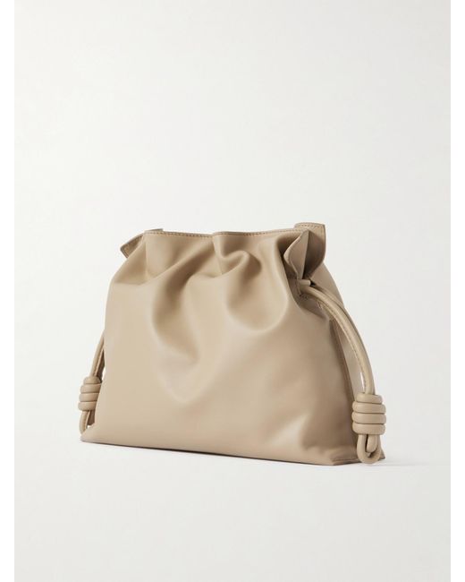 Loewe Natural Flamenco Leather Clutch