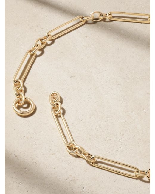 Lucy Delius Natural Trombone Link 14-Karat Necklace