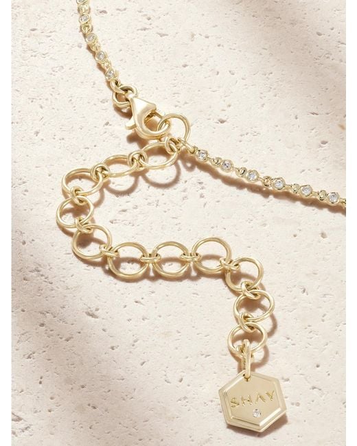 SHAY Natural Infinity 18-Karat And Diamond Necklace