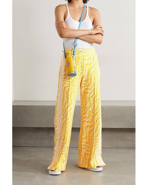 fendi yellow pants