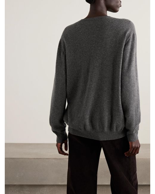 The Row Gray Ligeia Pullover Aus Kaschmir