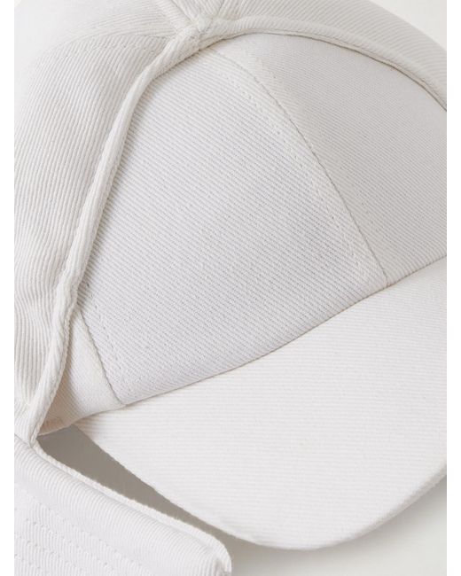Jean Paul Gaultier Natural Cotton-Drill Cap