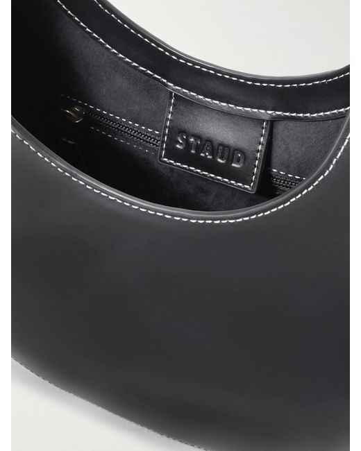 Staud Black Moon Tote Aus Leder