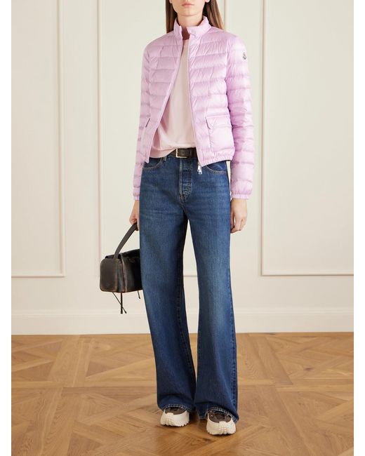 Moncler Pink Lans Down Jacket