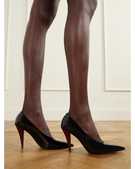 Givenchy Black Patent-Leather Pumps