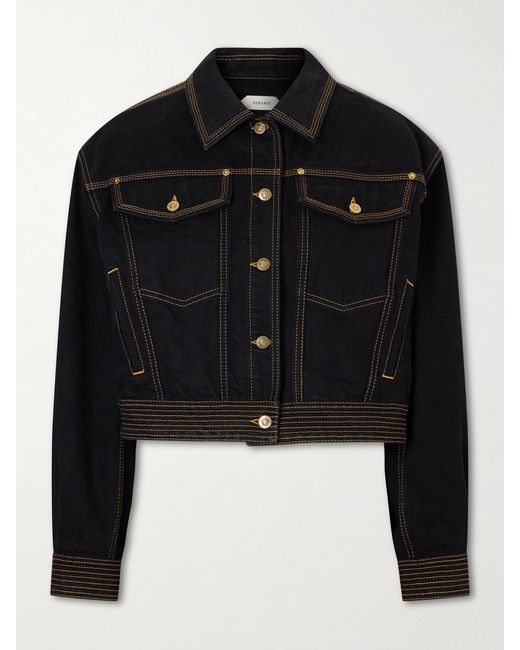 Versace Black Denim Jacket