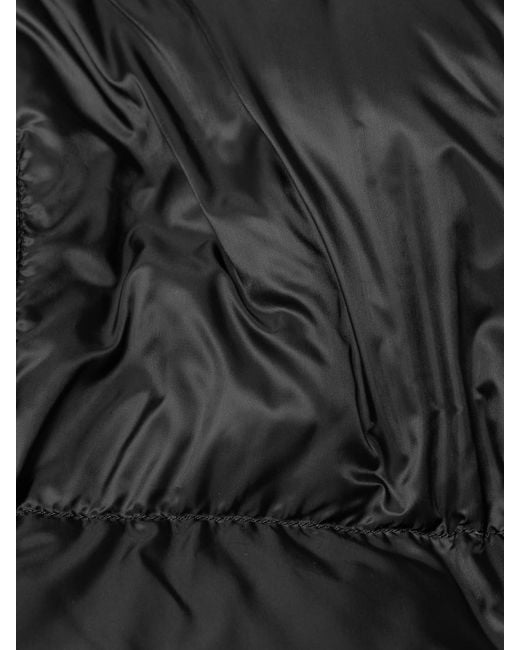 Max Mara Black The Cube Seia Hooded Padded Shell Down Coat