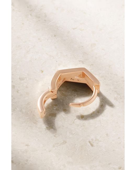 Repossi Natural 18-Karat Rose Single Hoop Earring