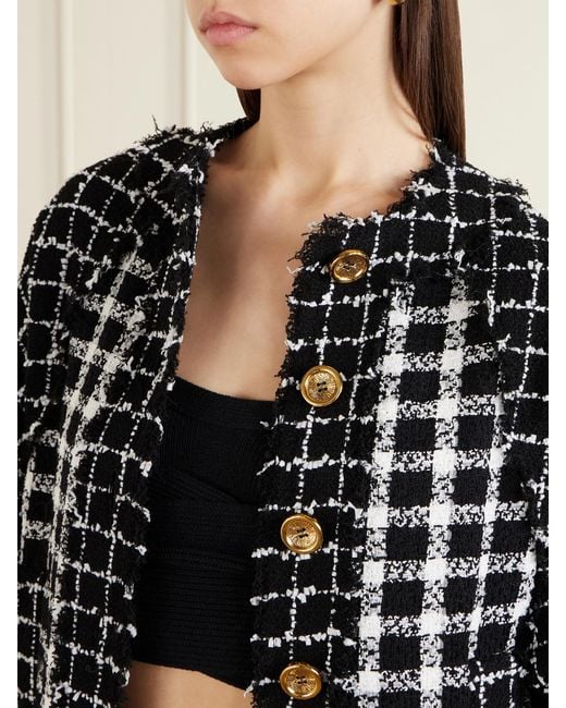 Balmain Black Bomber Jacket