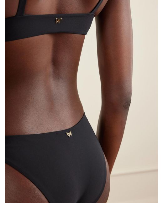 Kiki de Montparnasse Black Coeur Cheeky Bikini Briefs