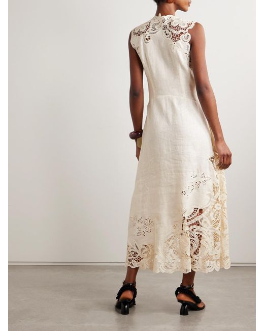 knee length dresses for ladies Vesela Cami Midi Dress - Water Blossoms Floral Print Cotton Midi Dress with  a Sweetheart Neckline main image 0