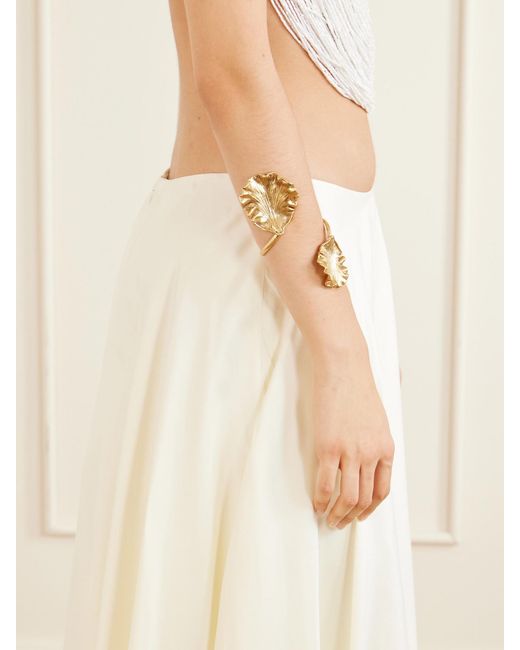 Cult Gaia White Iris-Tone Cuff