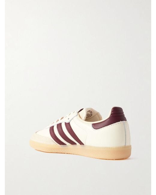 Adidas Originals Pink Samba Og Sneakers Aus Veloursleder Und Leder