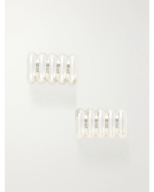 DEHANCHE Natural Hollyhock Large-Tone Earrings