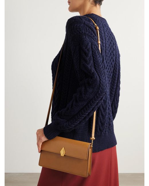 Metier Natural Parallel 22 Kleine Schultertasche Aus Leder