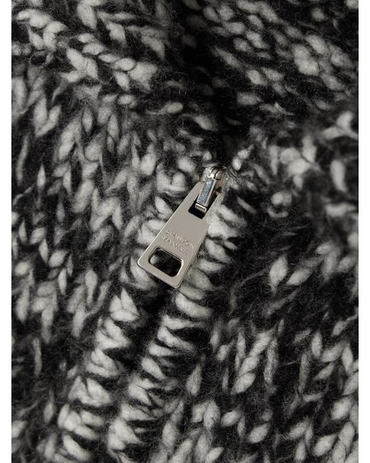 Brandon Maxwell Gray The Posie Space-Dyed Cashmere And Silk-Blend Sweater