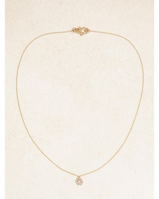 Sophie Bille Brahe Natural Luna 18-Karat Recycled Diamond Necklace