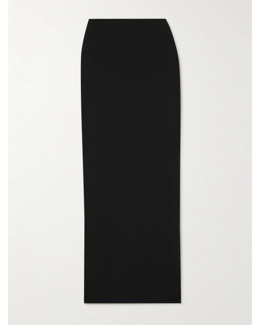 ÉTERNE Black Emma Maxirock Aus Mattem Stretch-Jersey