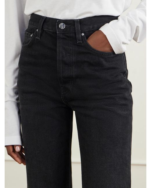 Totême Blue Classic Cut High-Rise Slim-Leg Jeans