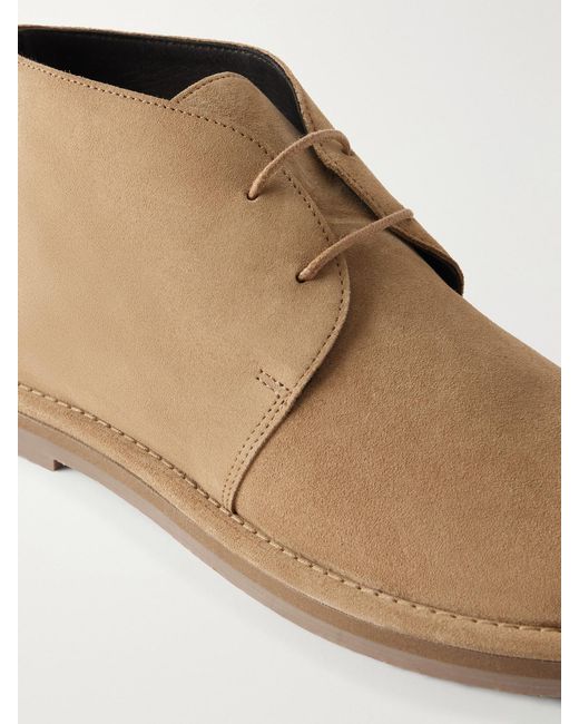 Studio Nicholson Natural Woodrow Suede Ankle Boots