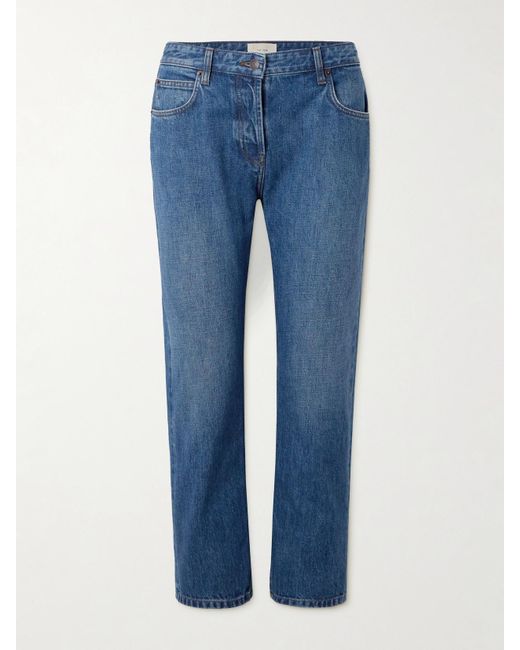 The Row Blue Riaco Halbhohe Jeans Mit Geradem Bein